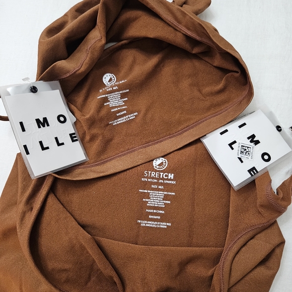 Simon Miller Nana Crop top and Yammin Midi Skirt in Coconut Shell M/L NWT - Picture 7 of 12